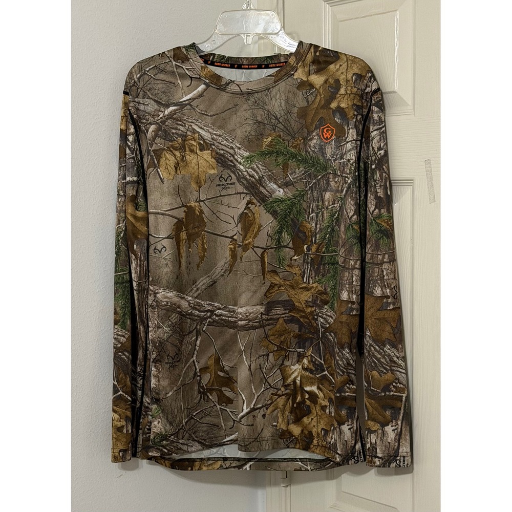 Game Winner Mens sz L  Realtree Xtra Camo Long Sleeve Hunting Shirt Gorpcore